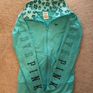 LOVE PINK athletic zip up